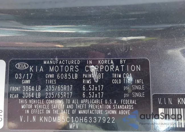 KNDMB5C10H6337922: 44033530