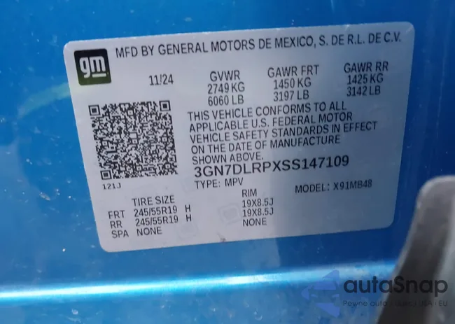 3GN7DLRPXSS147109: 44034796