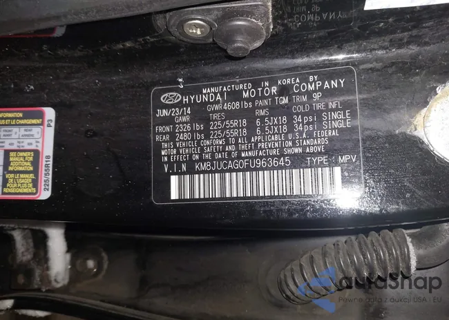 KM8JUCAG0FU963645: 44034875