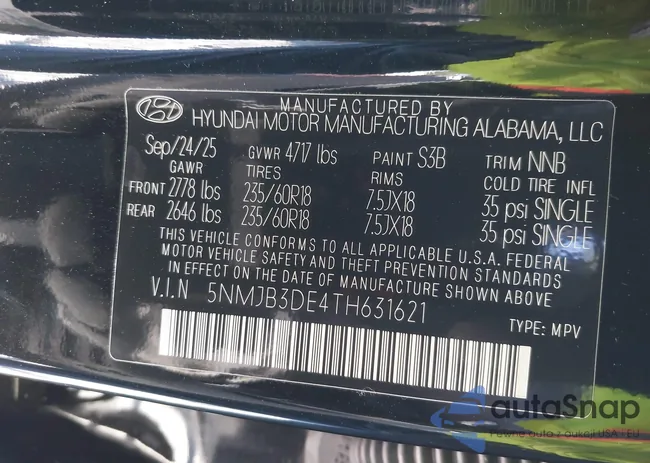 5NMJB3DE4TH631621: 44034243