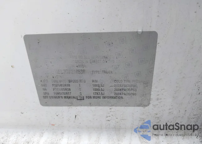 1GCVKREC7GZ210530: 44034278