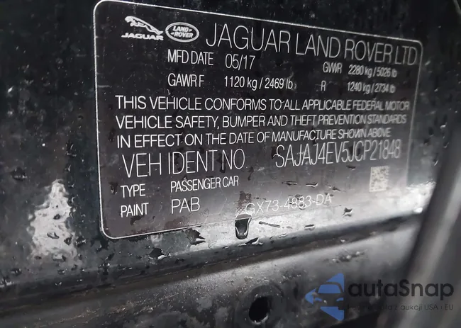 SAJAJ4EV5JCP21848: 44034377