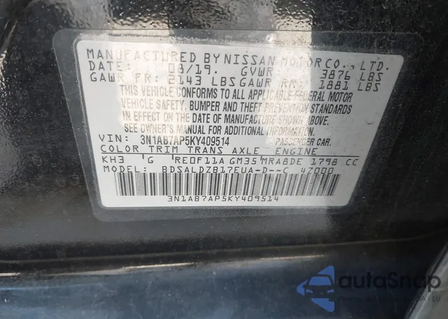 3N1AB7AP5KY409514: 44034474