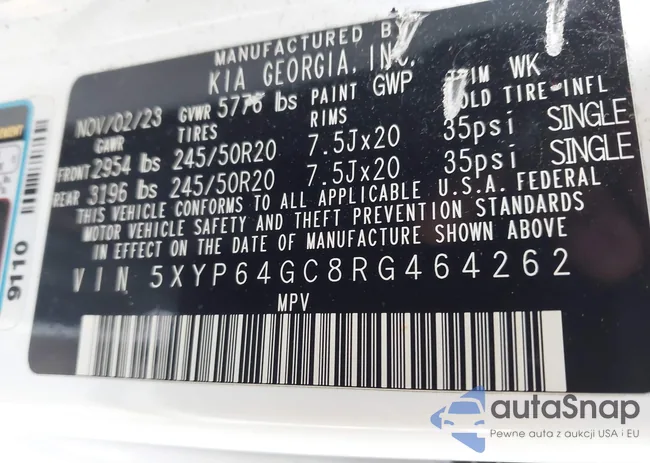 5XYP64GC8RG464262: 44034486