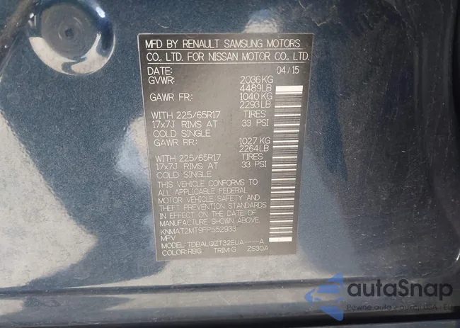 KNMAT2MT9FP552933: 44034528