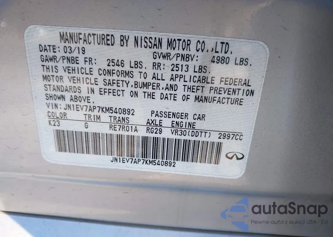 JN1EV7AP7KM540892: 44034585