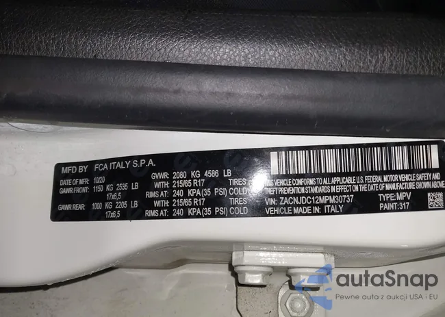 ZACNJDC12MPM30737: 44034607