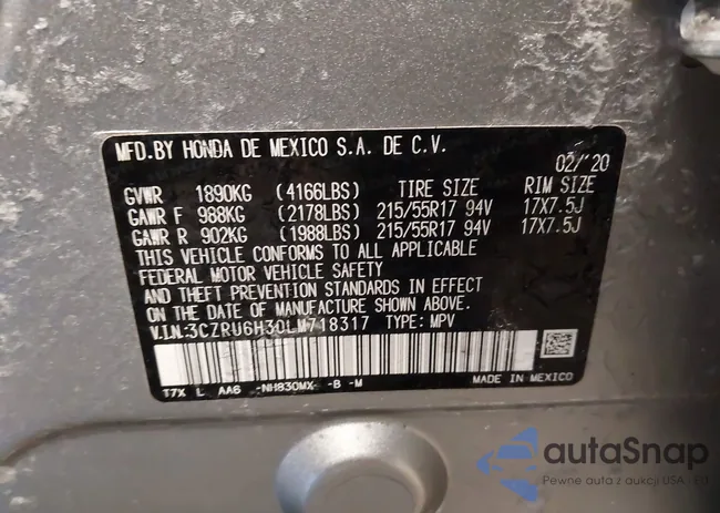 3CZRU6H30LM718317: 44036014