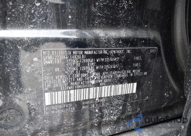 4T3RWRFV8MU046092: 44036078