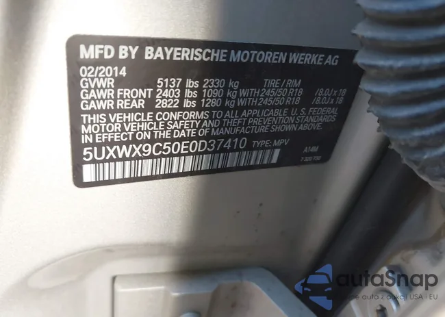 5UXWX9C50E0D37410: 44035355