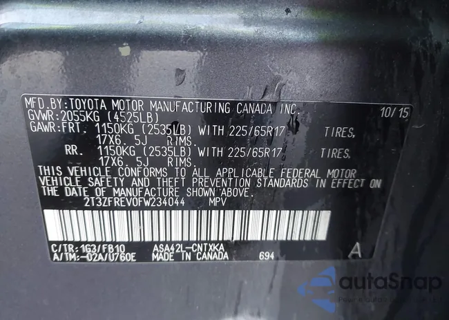 2T3ZFREV0FW234044: 44035580