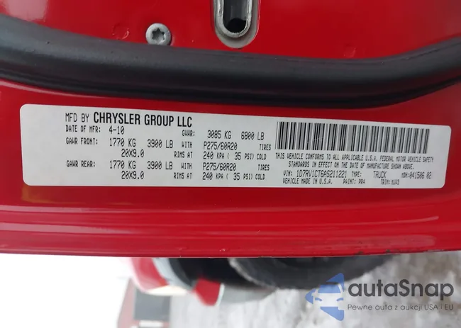 1D7RV1CT6AS211221: 44036754