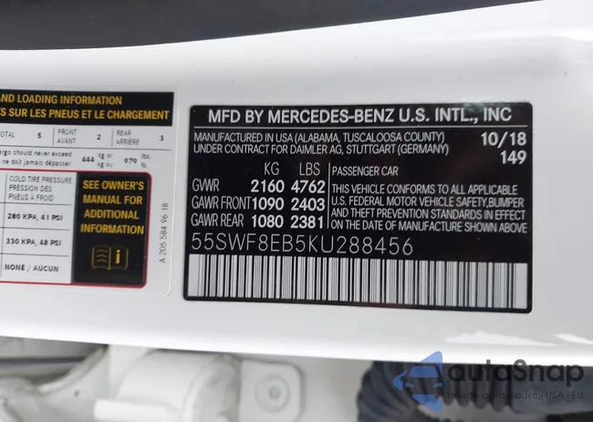 55SWF8EB5KU288456: 44036853