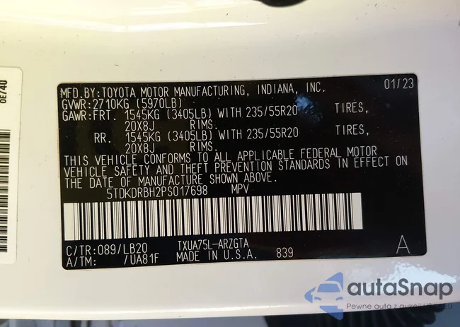 5TDKDRBH2PS017698: 44036974