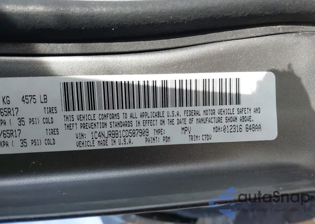 1C4NJRBB1CD587909: 44036997