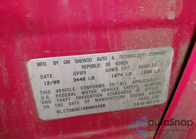 KL1TD6DE1AB064426: 44037053