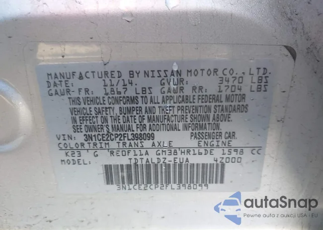 3N1CE2CP2FL398099: 44037074