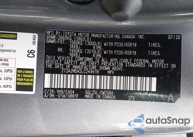 2T2AZMDA5LC249419: 44037119