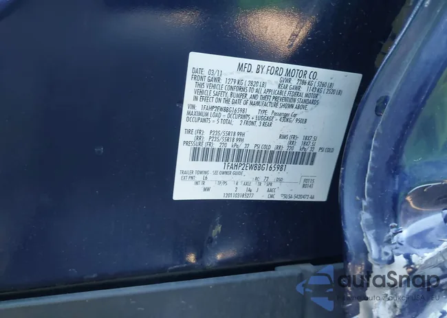 1FAHP2EW8BG165981: 44036242