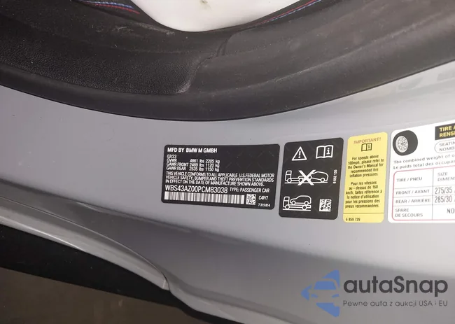 WBS43AZ00PCM83038: 44036432