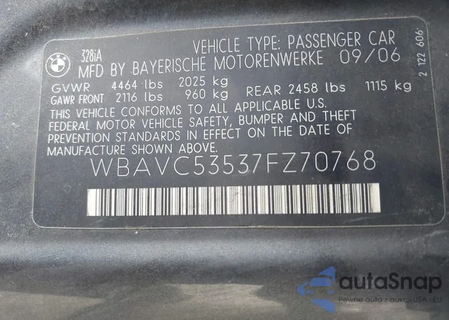 WBAVC53537FZ70768: 44037719