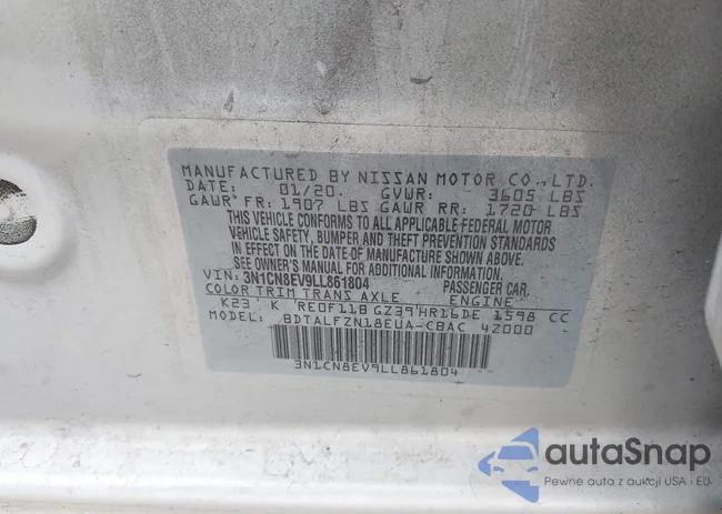 3N1CN8EV9LL861804: 44037815