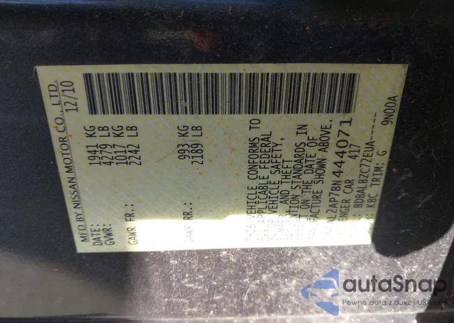 1N4AL2AP7BN444071: 44037415