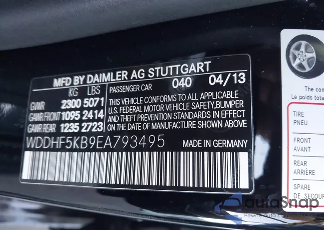 WDDHF5KB9EA793495: 44037528