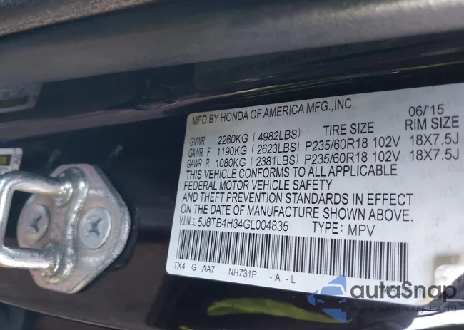 5J8TB4H34GL004835: 44038715