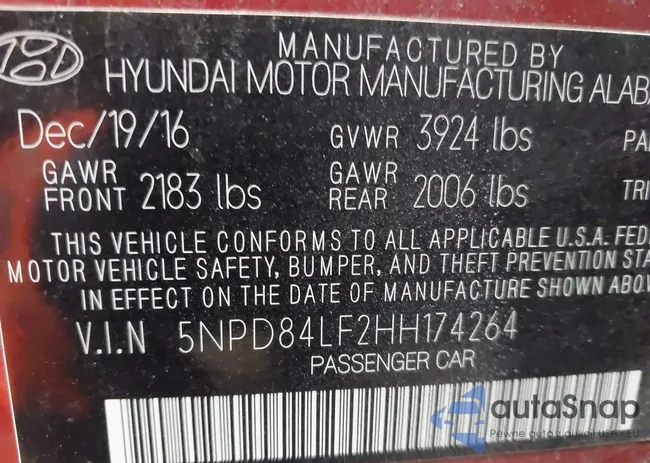 5NPD84LF2HH174264: 44038757