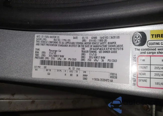 3FADP4GXXFM167078: 44038278