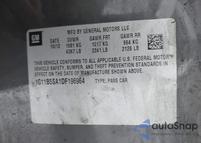 1G11B5SA1DF196964: 44038286