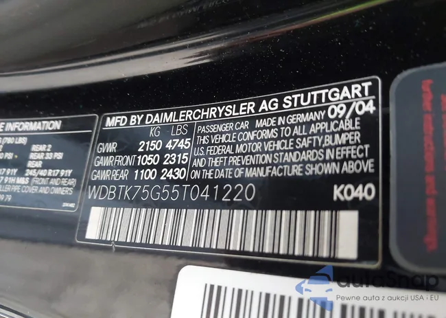 WDBTK75G55T041220: 44038497