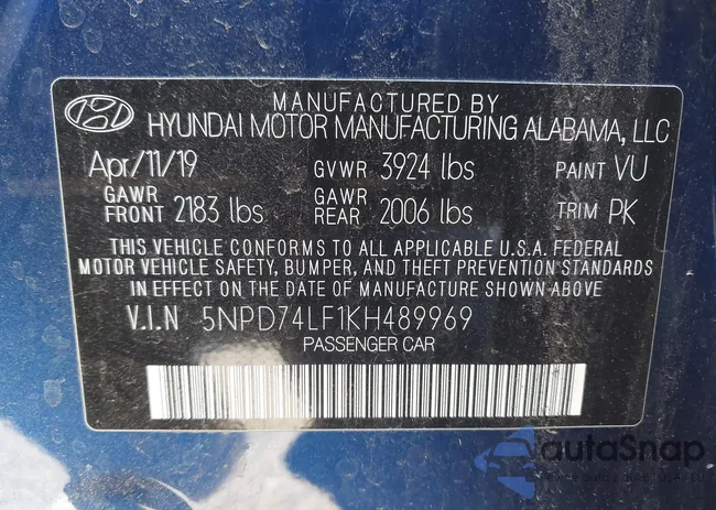 5NPD74LF1KH489969: 44039786