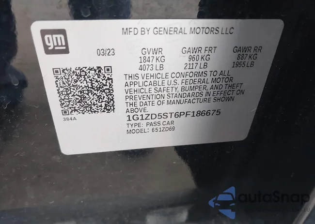 1G1ZD5ST6PF186675: 44039837