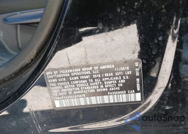 1VWAP7A30DC070875: 44040059