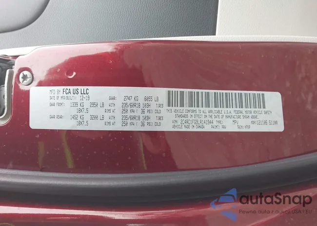 2C4RC1FG9LR141944: 44039342