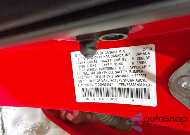 2HGFC1F70GH633097: 44039356