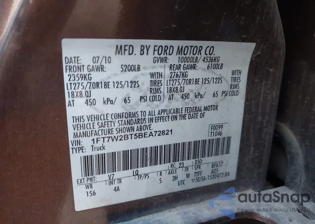 1FT7W2BT5BEA72821: 44040915