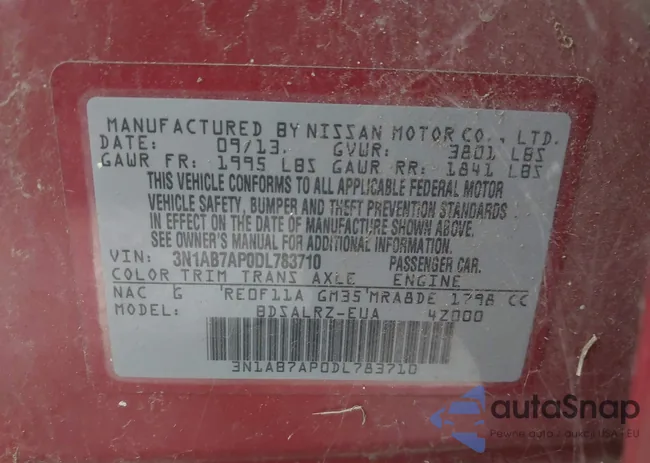 3N1AB7AP0DL783710: 44040925