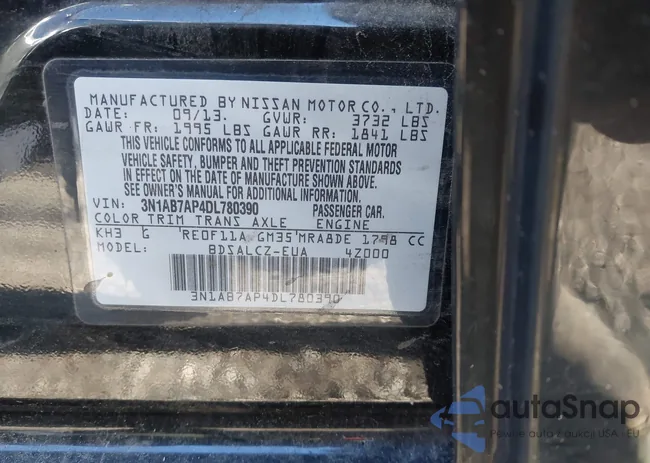 3N1AB7AP4DL780390: 44041030