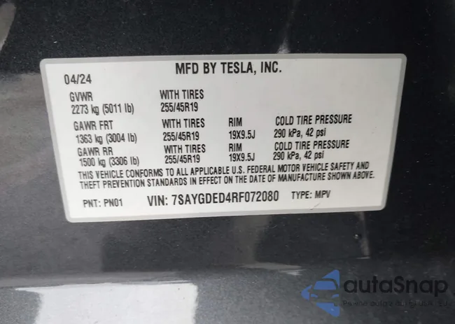 7SAYGDED4RF072080: 44040379