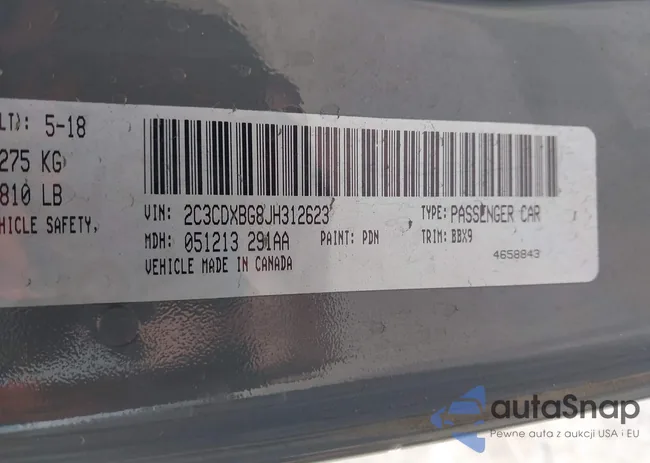 2C3CDXBG8JH312623: 44040524