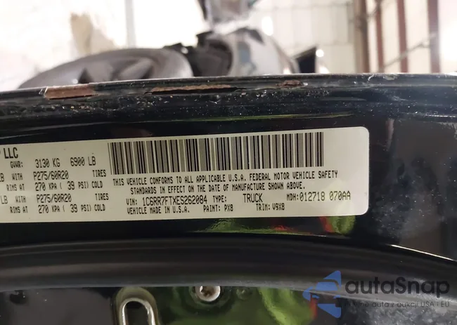 1C6RR7FTXES262084: 44042005