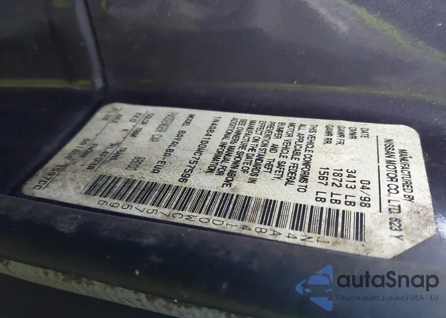 1N4AB41D0WC757596: 44042109