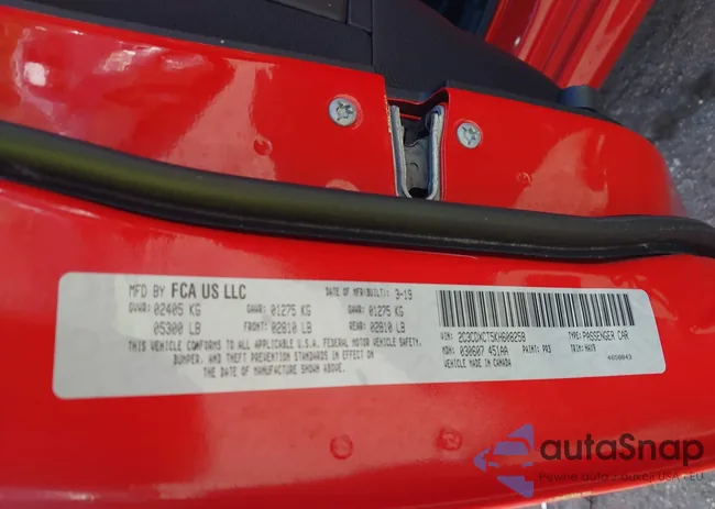 2C3CDXCT5KH608258: 44042183