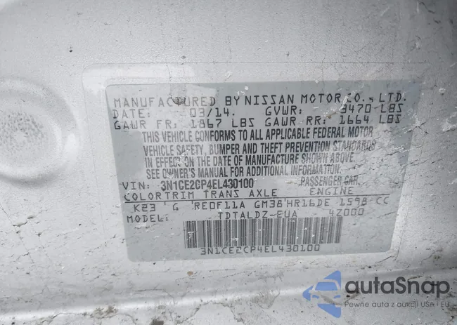 3N1CE2CP4EL430100: 44041581