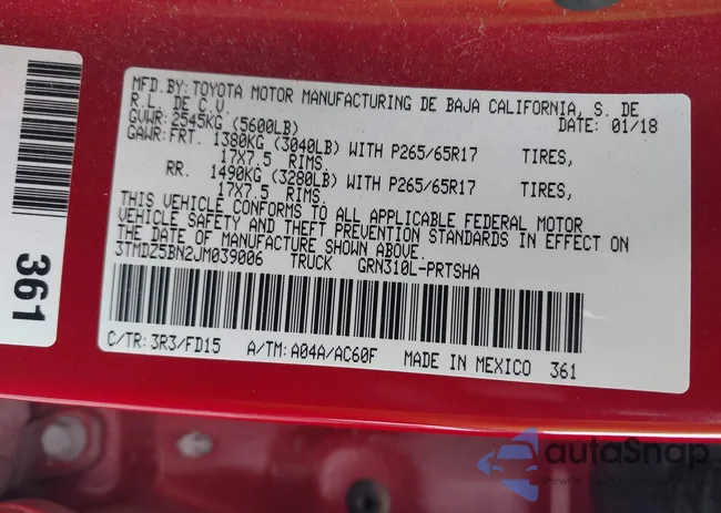 3TMDZ5BN2JM039006: 44042694