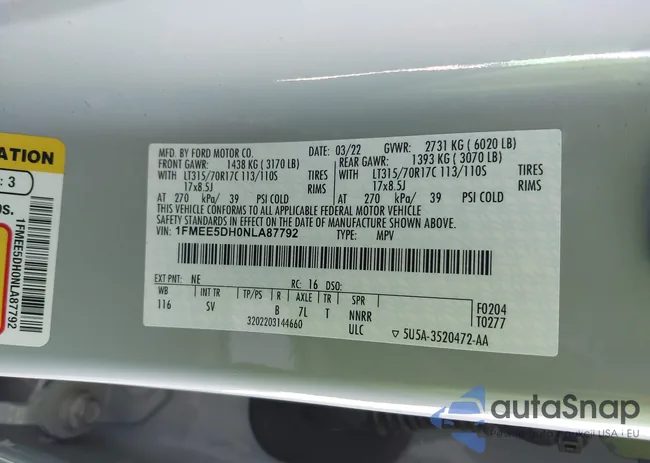 1FMEE5DH0NLA87792: 44042696