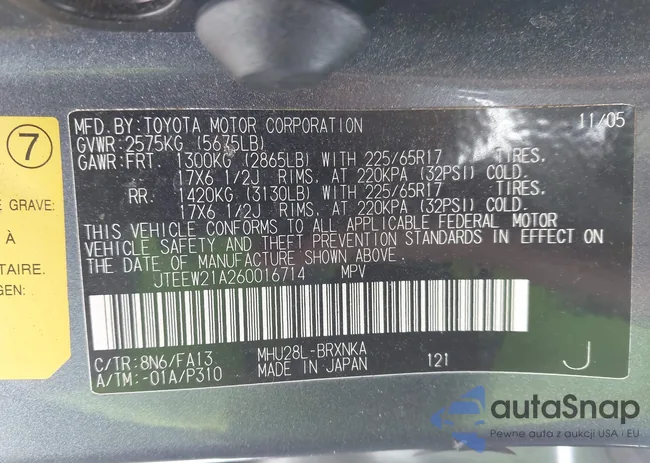 JTEEW21A260016714: 44042801